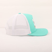Casquettes de camionneur ODM en gros, personnalisées avec logo en patch tissé animalier, visière incurvée, pour hommes et femmes, décontractées, performantes, pour l'hiver, le voyage, la pêche, tendance