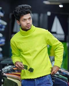 Camiseta de algodón 100% para hombre, algodón de bambú de 300gsm, Color sólido, cuello redondo, transpirable ambiental y antibacteriano, algodón 100% - Product Image 2