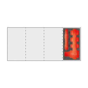 Espuma Natural Bicolor USAG Modulo 519 M 688, Espuma Vacía para Mayor Visibilidad - Product Image 1