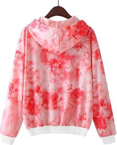 Factory price Hoodie and sweatshirts <b>Tye</b> <b>Dye</b> <b>Hoodies</b> tie <b>dye</b> womens tie <b>dye</b> 100% Cotton Terry Pullover Tie <b>dye</b> Hoodie - Product Image 2