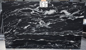 Grande dalle de surface polie noire de granit de marque de silo de conception moderne pour l'usage d'hôtel - Product Image 4
