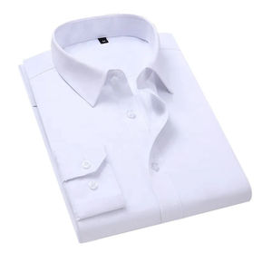 Camisas Casuales Transpirables para Hombre, Camisas de Vestir de Manga Larga con Cuello Alto, de Algodón de Alta Calidad, Teñidas a Medida, para Otoño - Product Image 4