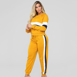 Conjunto de chándal de mujer Traje de manga larga con logotipo personalizado, estilo Streetwear, fabricante de fábrica OEM. - Product Image 3