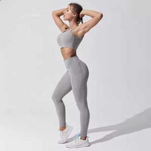 ชุดโยคะระบายอากาศได้พร้อมตัวปิดเอวยางยืดลายสัตว์ - Product Image 4