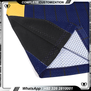 ชุดบาสเก็ตบอลอเมริกันขายส่ง แบบเย็บและรีดร้อน คุณภาพสูง - Product Image 5