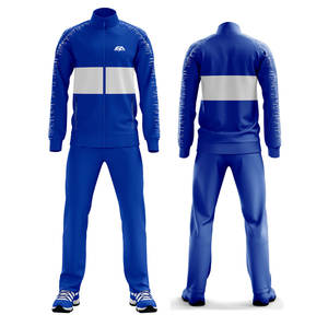 OEM <b>Green</b> Polyester Custom Full Sublimation Track <b>Suit</b> for Adults Soccer Wear with Name & Logo Print for Teams - Product Image 1