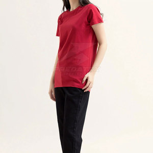 Camiseta Casual de Mujer de Alta Calidad, 100% Algodón, Transpirable, de Secado Rápido, Ropa Urbana, a la Moda, Personalizable - Product Image 3