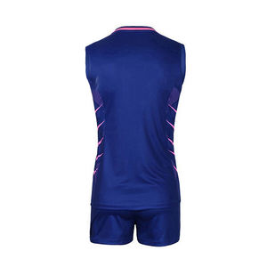 Uniforme de volley-ball de couleur personnalisée de haute qualité pour adultes ensembles imprimés de vêtements de sport fabriqués en usine - Product Image 3