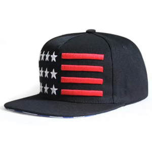 Casquette de sport unie personnalisable avec logo, en coton, style hip-hop, 6 panneaux, unisexe, snapback, brodée, ajustée, vente en gros - Product Image 2