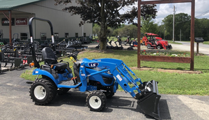Mini-tracteur LS 25 CV en gros pour usage agricole avec chargeur/pelleteuse, boîte de vitesses 4x4, pompe, prix abordable - Product Image 5