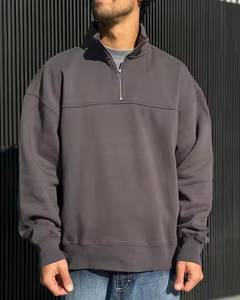 Sudadera con cremallera Streatwear de moda para hombre con logotipo personalizado disponible - Product Image 2