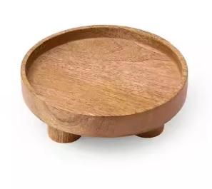 VENTE CHAUDE Assiettes de présentation en bois d'acacia brun naturel de haute qualité, fabriquées à la main, écologiques, durables, forme irrégulière, 100 pièces - Product Image 6