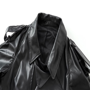 New Streetwear Style Long Sleeve Solid <b>Women</b> Leather <b>Jacket</b> Comfortable Fitness <b>Lightweight</b> <b>Women</b> Leather <b>Jacket</b> Best Selling - Product Image 4