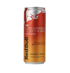Bebida Energética Red Bull con Sabor a Manzana Fuji y Jengibre, 250 ml, Paquete de 12, Edición de Invierno, Proveedor de Distribución al por Mayor - Product Image 4