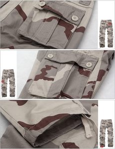 Men's Lightweight High Cotton Canvas Ripstop <b>Cargo</b> <b>Work</b> <b>Pants</b> Big Tall Construction Utility Safety Flat Embroidered High Street - Product Image 2