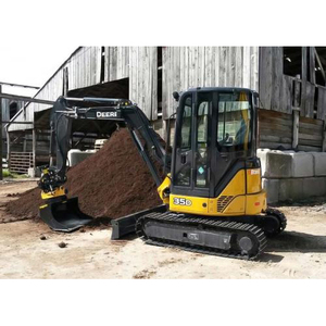 Excavatrice compacte avec rotation de 360, rotation de la queue nulle et profondeur de creusement 56, idéale pour les travaux de fondation dans les zones urbaines - Product Image 3