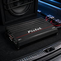 Amplificateur de voiture monobloc classe AB 3000W de crête 450W RMS, stable à 2 ohms, avec fonction Bass Boost et filtre passe-bas (LPF)