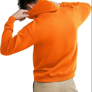 Sudadera con Capucha Casual de Invierno para Hombre, Color Sólido, 100% Algodón, Felpa, con Bolsillo, Corte Regular, Secado Rápido y Transpirable, Alta Calidad - Product Image 1
