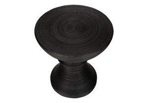 Mesa Auxiliar de Aluminio de Estilo Moderno con Tapa Redonda de Metal, Mesa Plegable Hecha a Mano para Sala de Estar o Dormitorio - Product Image 2