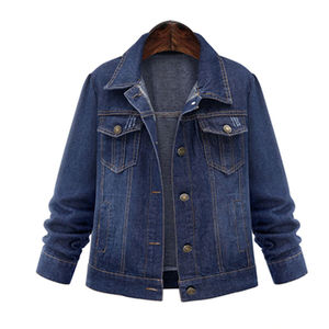 Veste en jean pour homme en laine et polyester vente directe d'usine avec logo personnalisé style de rue pour l'hiver veste en jean surdimensionnée pour homme - Product Image 2