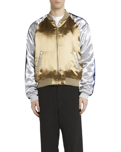 Blouson aviateur en satin d'hiver 100% nylon personnalisable pour homme, respirant, fermeture éclair, blouson aviateur pour homme, veste d'hiver - Product Image 2