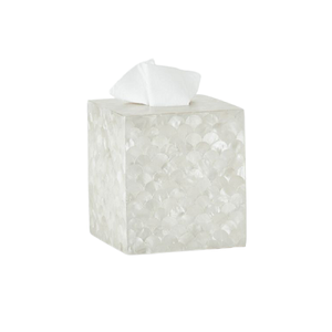 Boîte à mouchoirs en bois et nacre de qualité supérieure, forme carrée, pour hôtel, maison, restaurant - Product Image 2