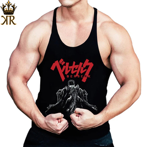 Vente en gros de débardeurs de sport sans manches pour hommes et de pantalons en coton doux Pantone, style OEM sans logo, style streetwear sportif - Product Image 3