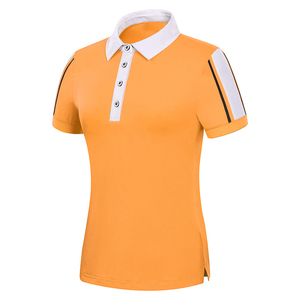 Polo de sport pour femme avec impression sérigraphique personnalisée, logo personnalisé, haute qualité, 100% coton, polo pour femme - Product Image 2