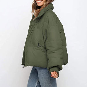 Veste Bobble en gros fait vestes imperméables saison d'hiver hiver femmes manteaux en duvet tenue décontracté nouvelles vestes bouffantes - Product Image 5