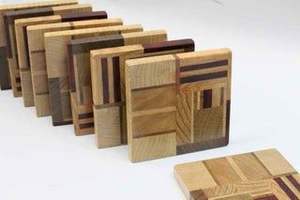 Home Decor Housewarming Gift Wood & Resin Handcrafted <b>Coasters</b> Mat for Desktop Absorbent Coffee Cup Table Slate <b>Coaster</b> <b>Cork</b> Mat - Product Image 4