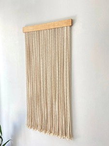 Tapiz de Macramé Largo y Simple para Decoración Minimalista del Hogar, Sala de Estar, Pasillo y Dormitorio, Estilo Interior de la India - Product Image 2