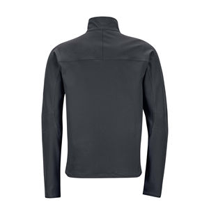 Veste Softshell de Haute Qualité pour Hommes OEM ODM Vente en Gros Impression de Logo Personnalisée Manches Longues Capuche Fermeture Éclair Avant Tissu Teint - Product Image 4