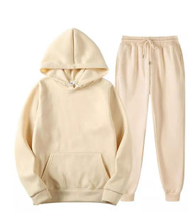 Ensemble de survêtement pour hommes, décontracté, course à pied, logo personnalisé, plusieurs couleurs, coton, polyester, polaire épaisse, haute qualité - Product Image 3