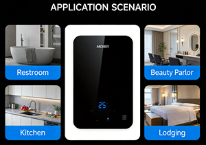 Calentador de Agua Eléctrico Instantáneo de 6000-6999W 220V, de Aluminio Fundido, <span class=keywords><strong>Bajo</strong></span> Fregadero, con Pantalla LED para Uso en Hoteles - Product Image 5