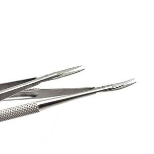 กรรไกรจักษุวิทยาขนาดเล็ก สแตนเลส คาสโตรวิเยโฮ สำหรับผ่าตัดกระจกตา เครื่องมือผ่าตัดแบบใช้มือ ด้ามจับตามหลักสรีรศาสตร์ สำหรับงานจักษุและทันตกรรม - Product Image 3