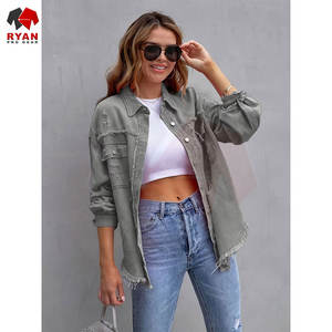 แจ็คเก็ตยีนส์ผู้หญิง ดีไซน์เหนือกาลเวลา ผ้าทนทาน ใส่สบาย เหมาะสำหรับทุกฤดูกาล - Product Image 6