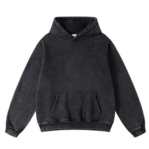 Nouveauté en promotion : Sweat à capuche pour homme, style unique, respirant, en molleton 100 % coton, motif uni, saison hiver - Product Image 6