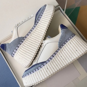 Chaussures décontractées de luxe pour femmes NAMA, brodées, à semelle épaisse, en maille légère, rehaussantes, style biscuit - Product Image 5