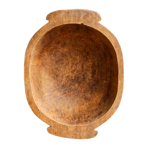 Bols à pâte en bois de mangue antique pour la table de cuisine Comptoir élégant pour la maison Vaisselle de service Vente Bols en bois anciens - Product Image 3