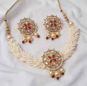 Accessoires de robe de mariée de mode baroque collier en cristal boucles d'oreilles accessoires de mariée ensemble de bijoux pour femmes - Product Image 2