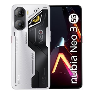 สมาร์ทโฟน 6.8 นิ้ว NEO 3 AI 5G Octa Core สีเงินไซเบอร์ หน่วยความจำ 256GB แรม 8GB แบตเตอรี่ 5200mAh หน้าจอ AMOLED 144Hz ระบบปฏิบัติการ Android 12 - Product Image 1