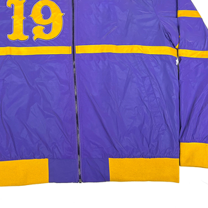 Chaqueta Bomber Reflectante 3M Color Morado Omega, Ropa de Fraternidad Griega, Unisex, Impermeable, Estilo Urbano, Bordado Frontal, Venta al Por Mayor - Product Image 4