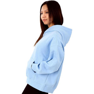 Sudadera con Capucha para Mujer, Manga Larga, Mezcla de Algodón y Felpa, Ligera, Ajustada, Informal, para Viajes, Gimnasio, Uso Diario - Product Image 2