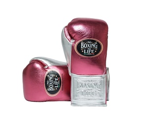 No Boxing No Life Guantes de Boxeo OEM Duraderos de Cuero Genuino para Boxeo, MMA, Entrenamiento, Kickboxing y Golpeo - Product Image 1