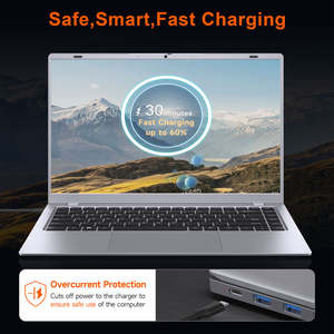 Ordinateur portable Intel Quad Core 8 Go de RAM 256 Go de SSD Stockage extensible jusqu'à 1 To Prise US Windows 10 - Product Image 3