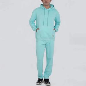 Ensemble de survêtement pour hommes 2026, ensemble de jogging pour hommes, 100% coton, survêtement léger, séchage rapide, ensemble de course à pied en plein air avec logo personnalisé - Product Image 4