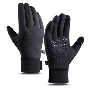 Unisex High Quality Sports <b>Gloves</b> for Running and Jogging Custom Logo <b>Silicon</b> Touch Screen for Men and Women Wholesale - Product Image 1