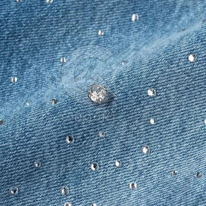 Nuevo estilo Uso al aire libre Hombres Rhinestone Jeans Pantalones Mejor calidad Color sólido Rhinestone Jeans Pantalones para hombres - Product Image 5