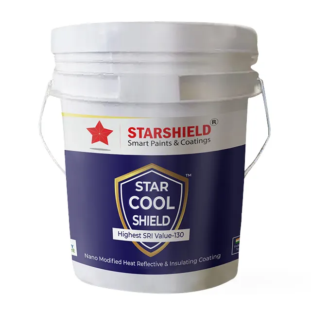 Star Cool Shield-Pintura de suelo con tecnología de barrera térmica Pintura protectora contra el calor Pintura de suelo Revestimiento fresco