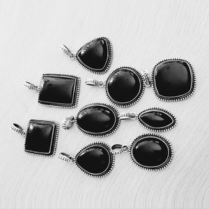 Designer Collet Pendants 925 Sterling Silver 27 MM Square Shape Silver Metal Casting for Pre Notched Setting Jewelry Accessories - Product Image 6